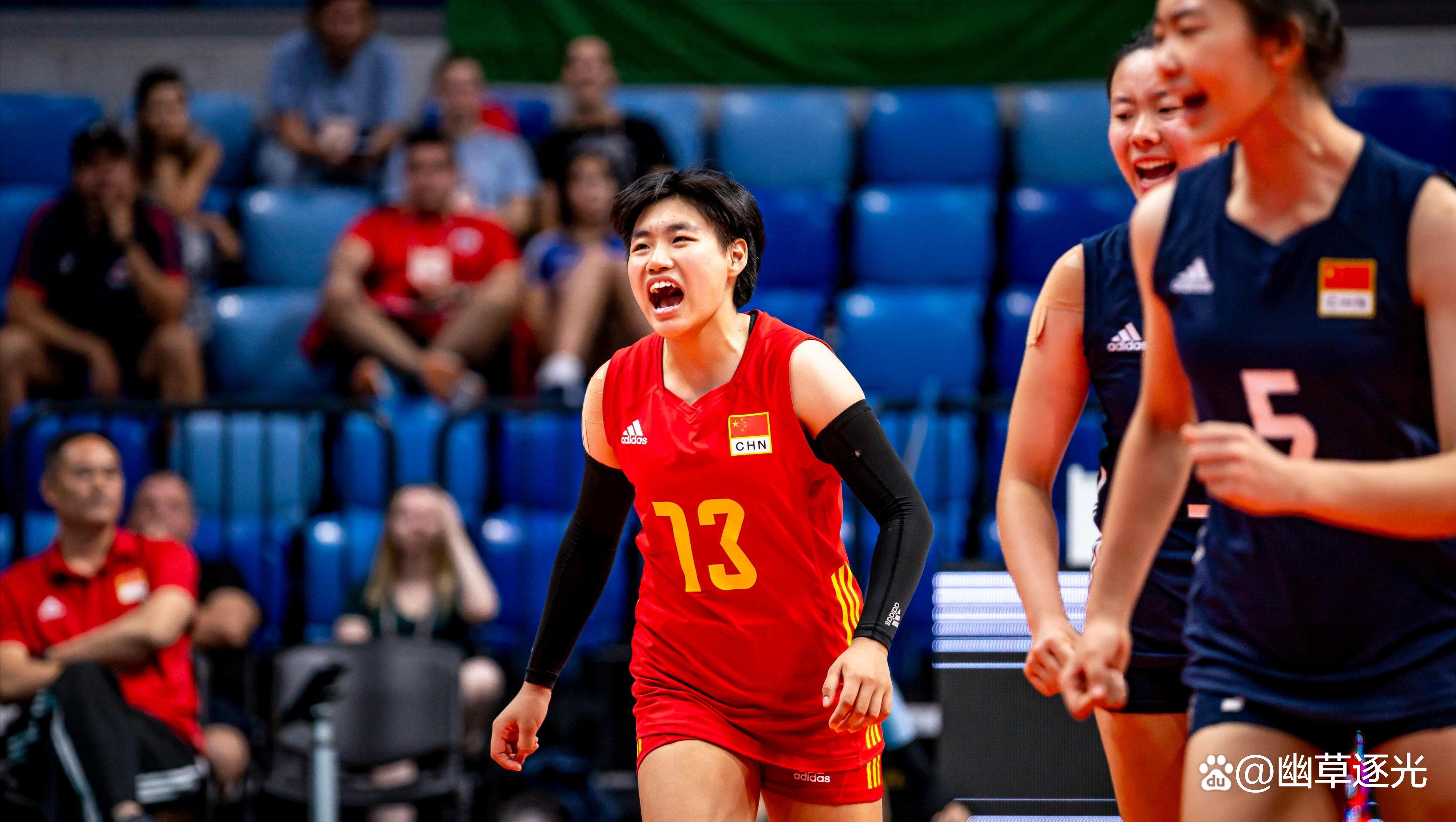U19世锦赛-黄悦鑫25分揽得分王中国女排3-2逆转进8强